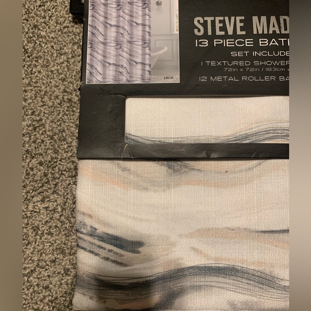Steve Madden Shower Curtain